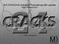 24 Cracks Adobe Photoshop Brushes