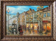 Old Sofia - Dondukov Blvd., After the rain Old Sofia - Dondukov Blvd., After the rain